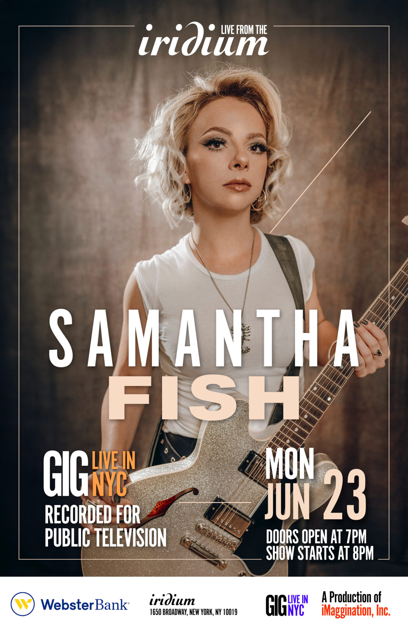 Samantha Fish concert announcement poster