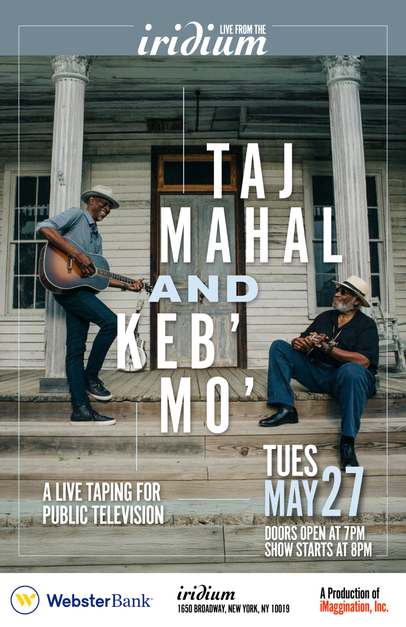 Taj Mahal and Keb’ Mo’ concert